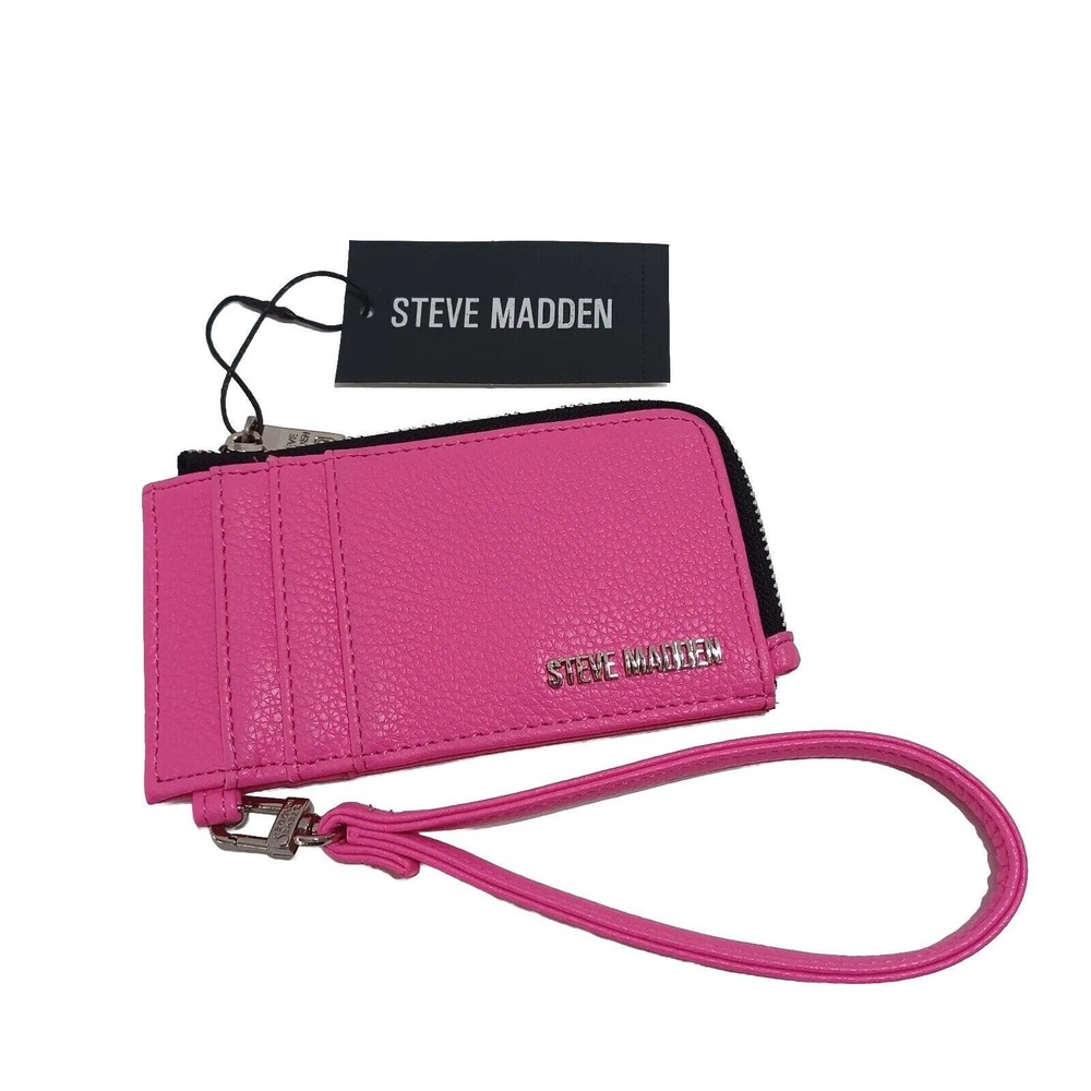 Steve Madden Pink Wallet Sleek Leather Design